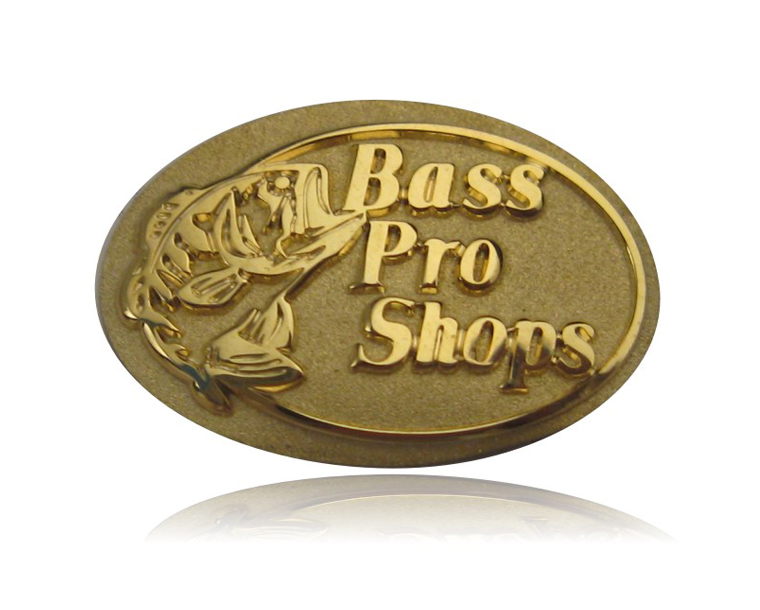 Bass Pro Shops Metal Emblem